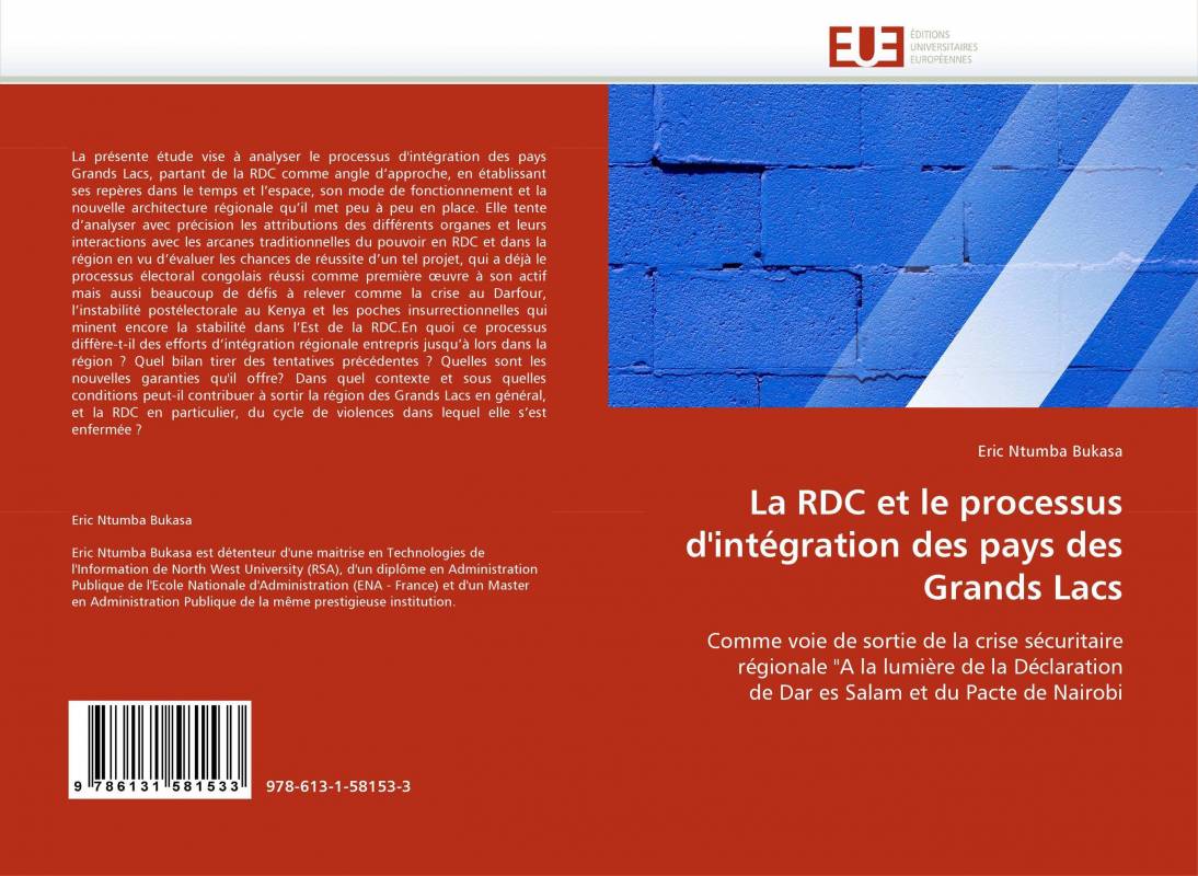 La RDC et le processus d'intégration des pays des Grands Lacs