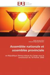 Assemblée nationale et assemblée provinciale