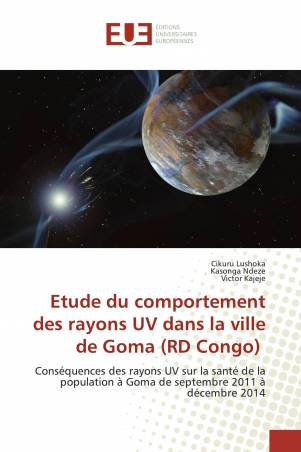 Etude du comportement des rayons UV dans la ville de Goma (RD Congo)