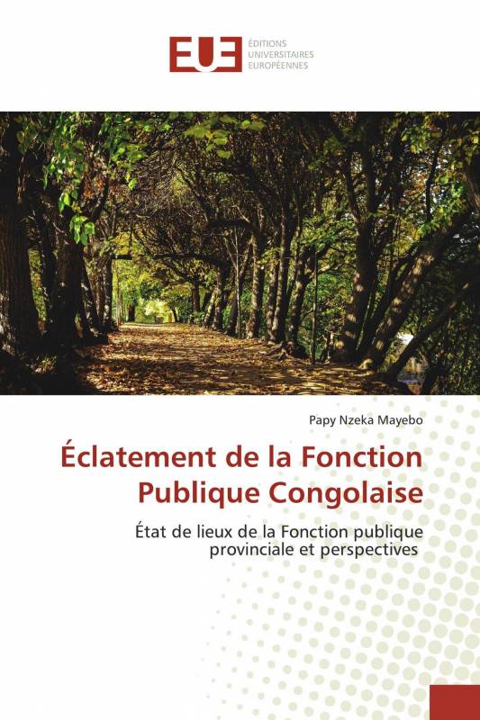 Éclatement de la Fonction Publique Congolaise