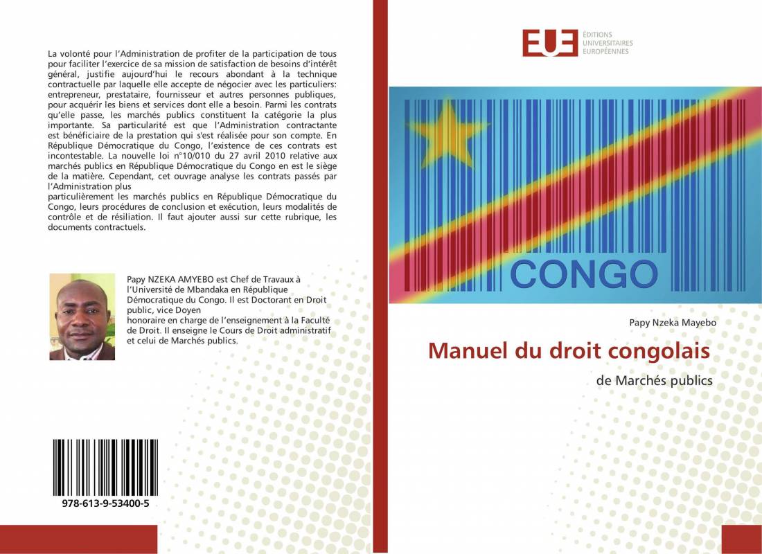 Manuel du droit congolais