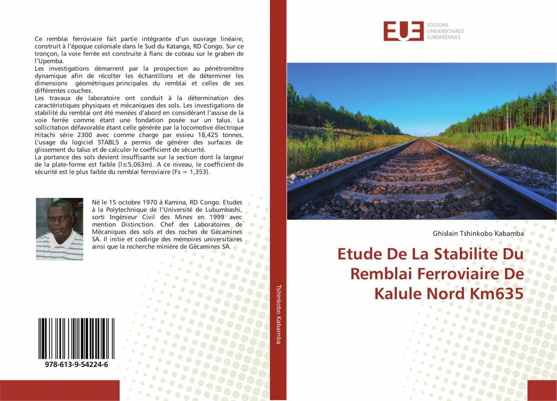 Etude De La Stabilite Du Remblai Ferroviaire De Kalule Nord Km635