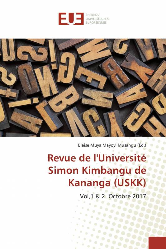 Revue de l'Université Simon Kimbangu de Kananga (USKK)