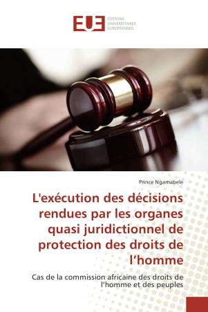 L'exécution des décisions rendues par les organes quasi juridictionnel de protection des droits de l’homme