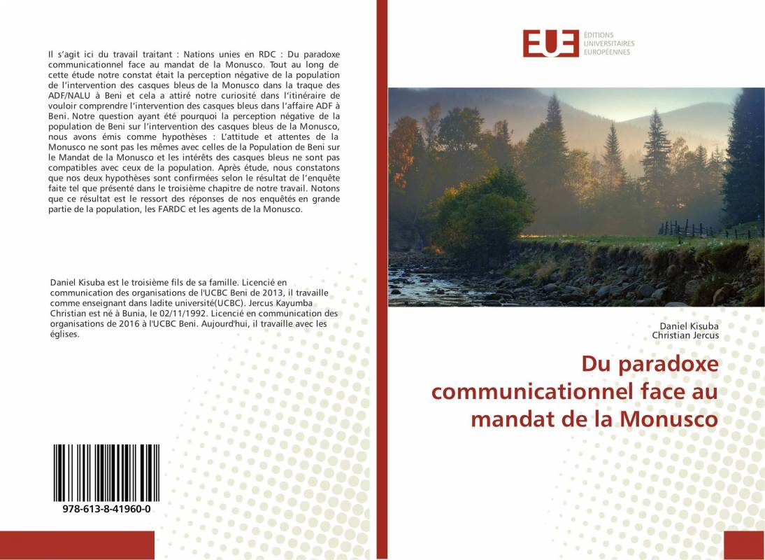 Du paradoxe communicationnel face au mandat de la Monusco