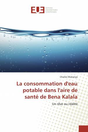 La consommation d&#039;eau potable dans l&#039;aire de santé de Bena Kalala