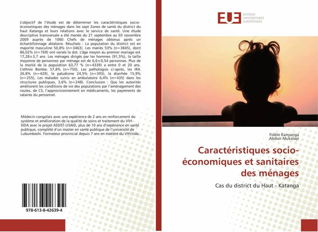 Caractéristiques socio-économiques et sanitaires des ménages