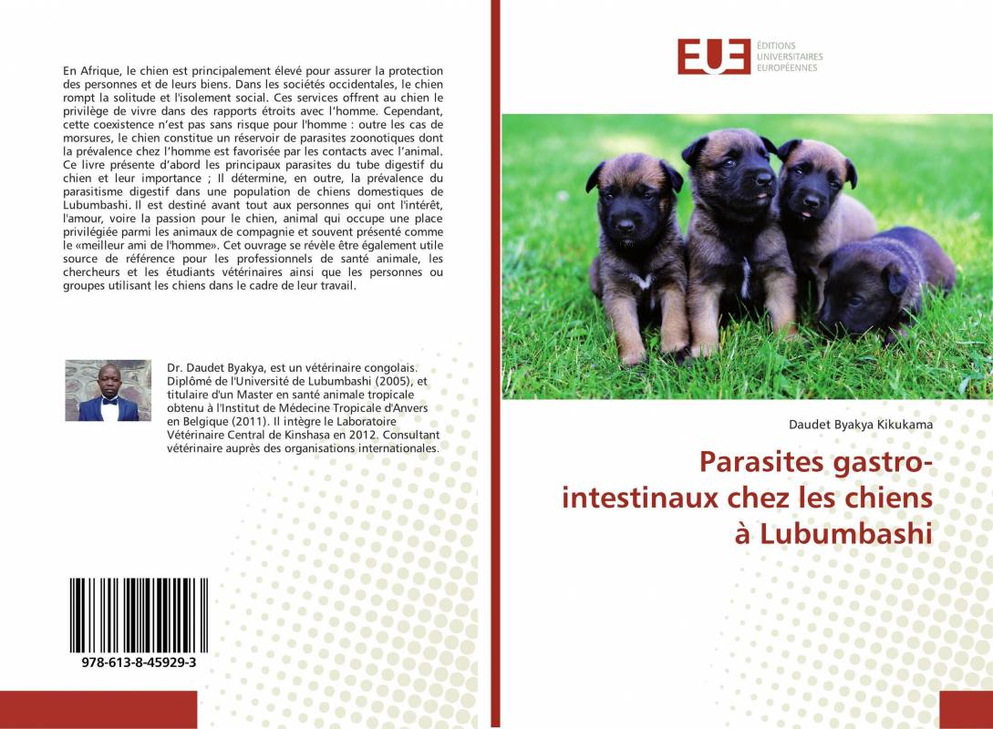 Parasites gastro-intestinaux chez les chiens à Lubumbashi
