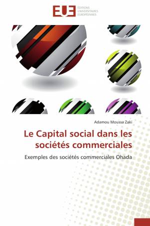 Le Capital social dans les sociétés commerciales