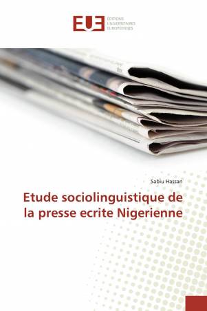 Etude sociolinguistique de la presse ecrite Nigerienne