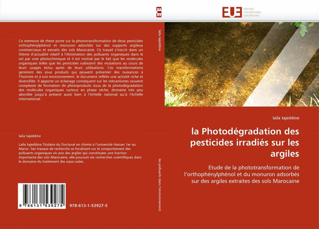 la Photodégradation des pesticides irradiés sur les argiles