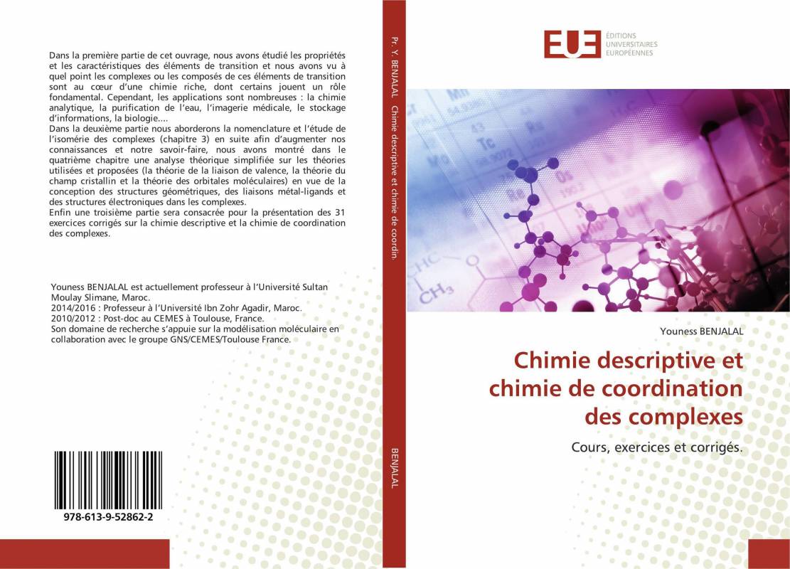 Chimie descriptive et chimie de coordination des complexes
