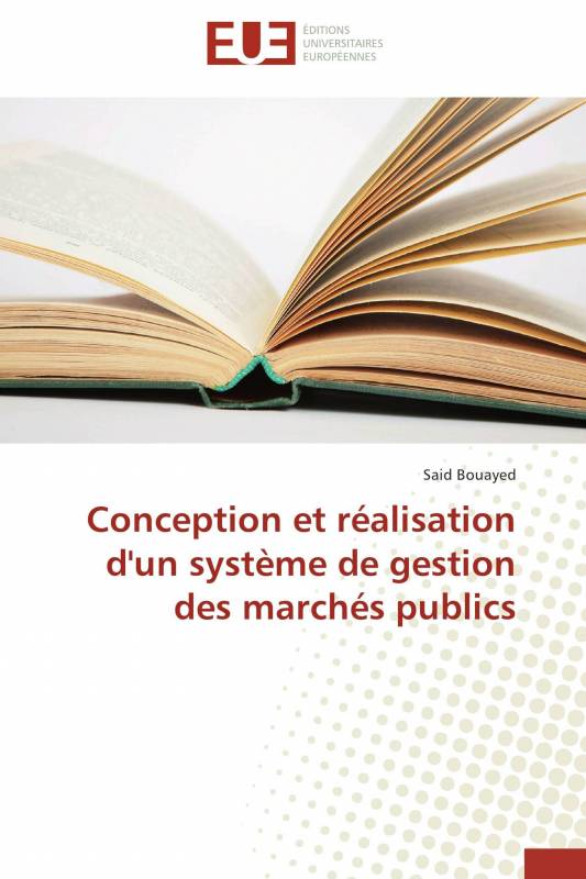 Conception et réalisation d'un système de gestion des marchés publics