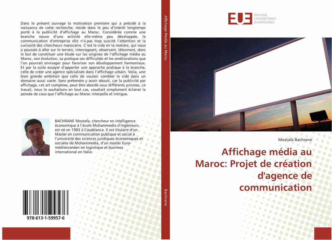 Affichage média au Maroc: Projet de création d'agence de communication