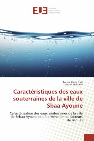 Caractéristiques des eaux souterraines de la ville de Sbaa Ayoune