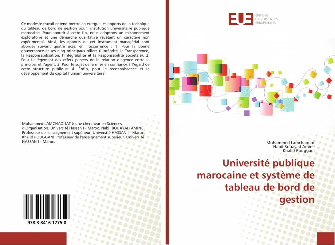Université publique marocaine et système de tableau de bord de gestion