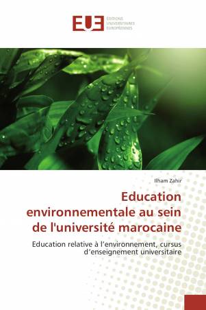 Education environnementale au sein de l&#039;université marocaine