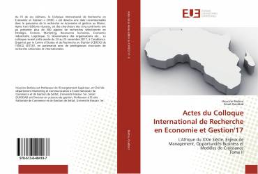 Actes du Colloque International de Recherche en Economie et Gestion'17