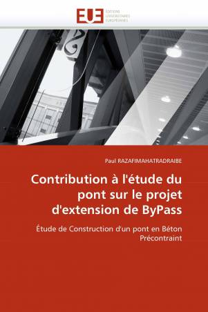 Contribution à l'étude du pont sur le projet d'extension de ByPass