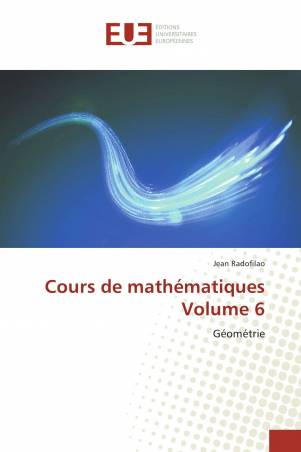 Cours de mathématiques Volume 6