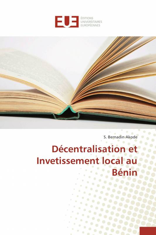 Décentralisation et Invetissement local au Bénin