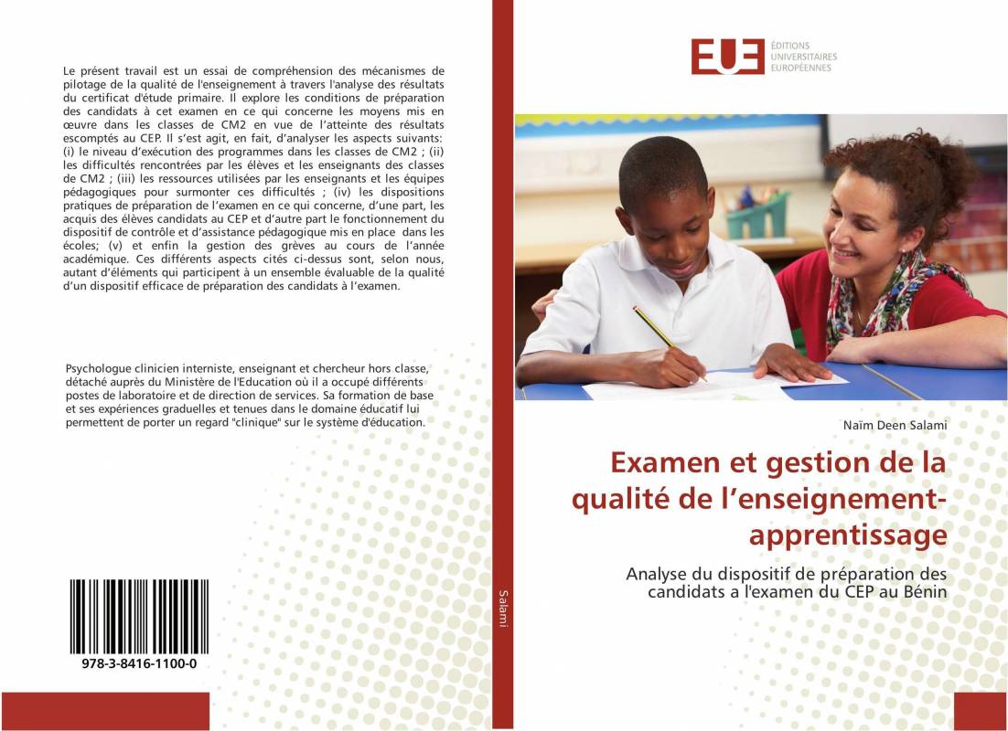 Examen et gestion de la qualité de l’enseignement-apprentissage