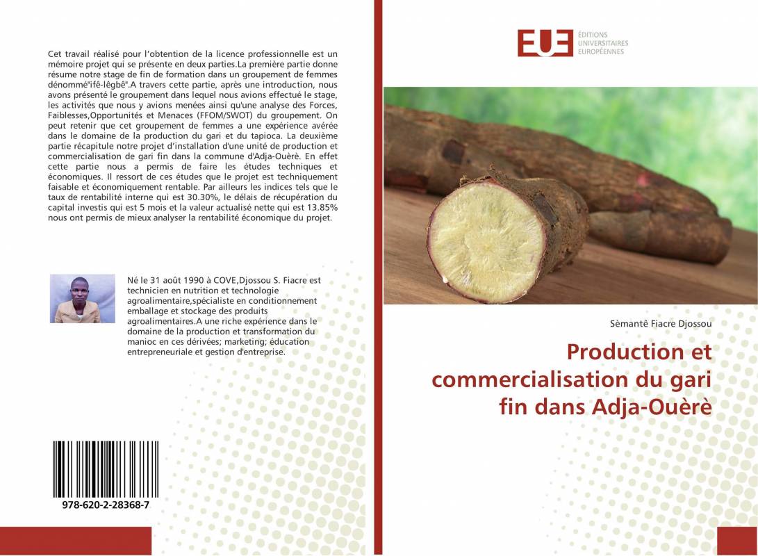 Production et commercialisation du gari fin dans Adja-Ouèrè