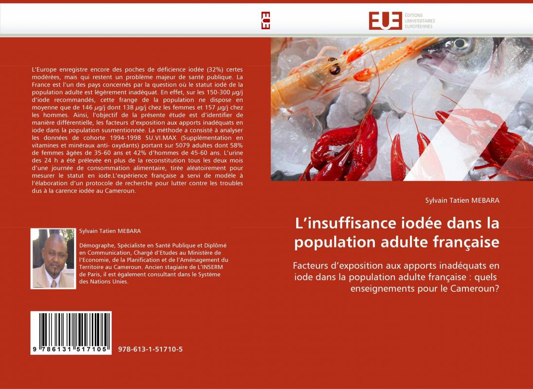 L'insuffisance iodée dans la population adulte française