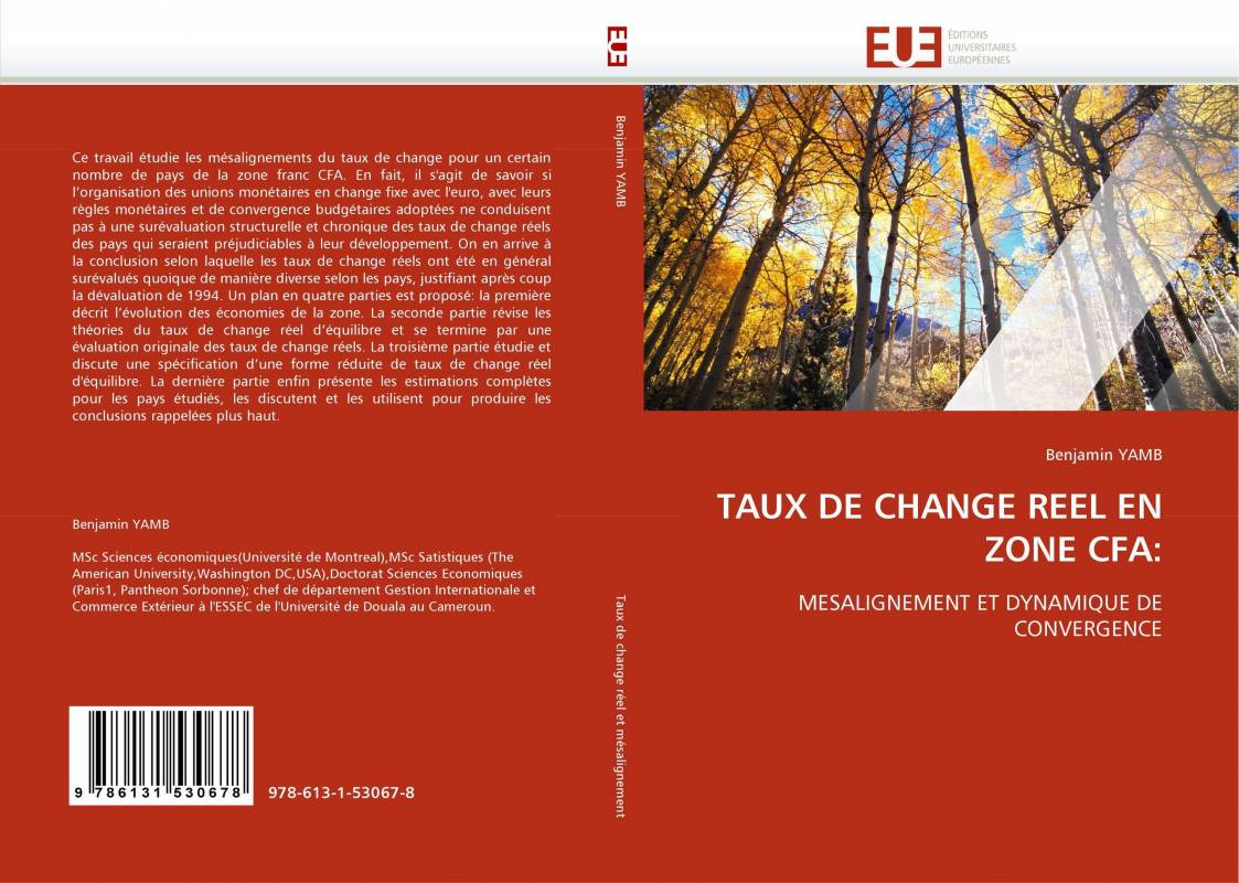 TAUX DE CHANGE REEL EN ZONE CFA: