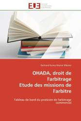 OHADA, droit de l'arbitrage  Etude des missions de l'arbitre