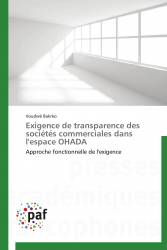 Exigence de transparence des sociétés commerciales dans l'espace OHADA