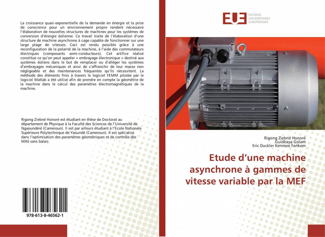 Etude d’une machine asynchrone à gammes de vitesse variable par la MEF