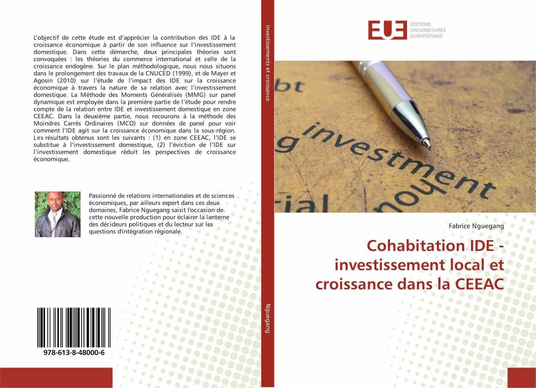 Cohabitation IDE - investissement local et croissance dans la CEEAC