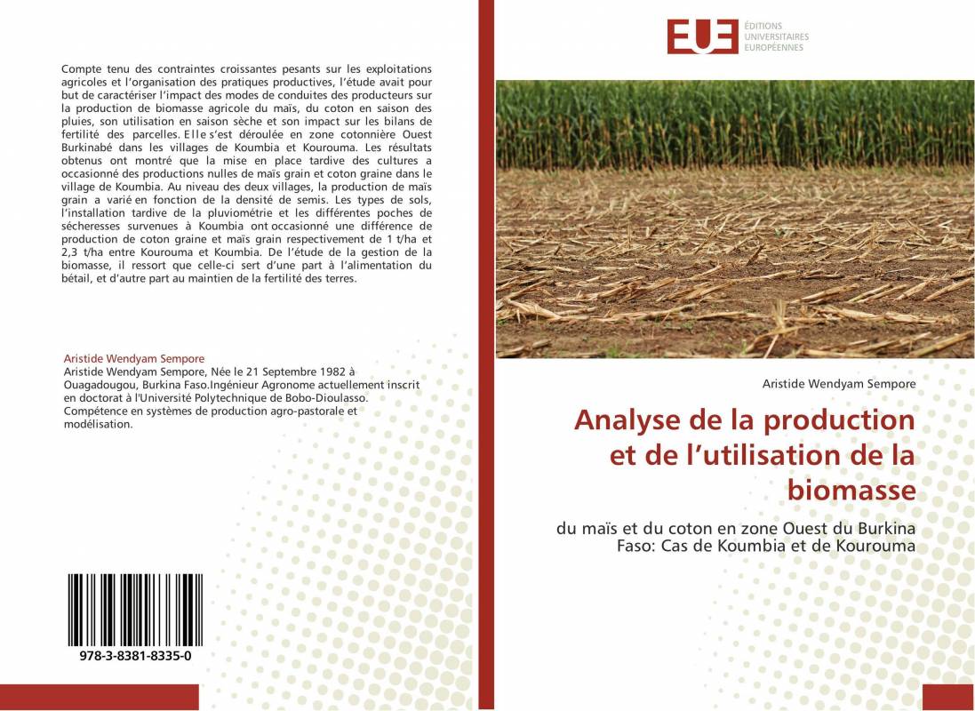 Analyse de la production et de l’utilisation de la  biomasse