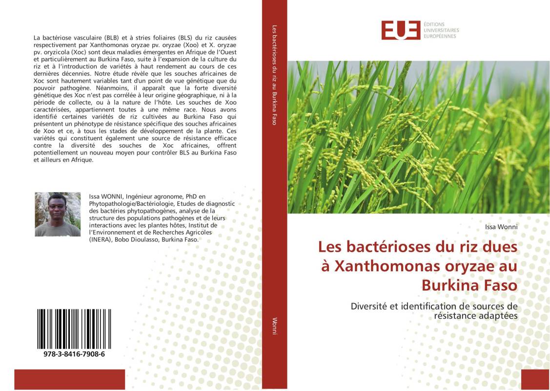 Les bactérioses du riz dues à Xanthomonas oryzae au Burkina Faso