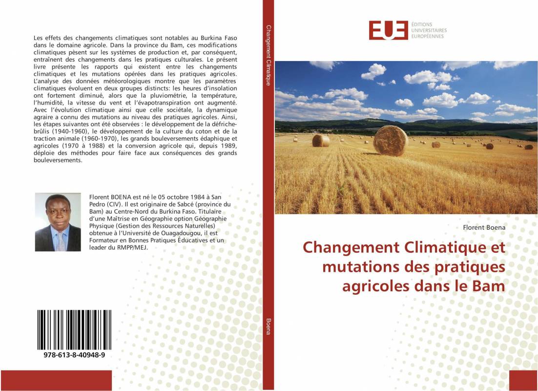 Changement Climatique et mutations des pratiques agricoles dans le Bam