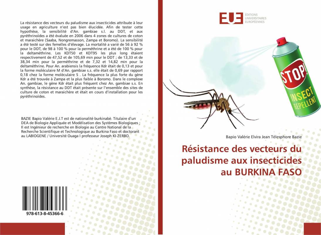 Résistance des vecteurs du paludisme aux insecticides au BURKINA FASO