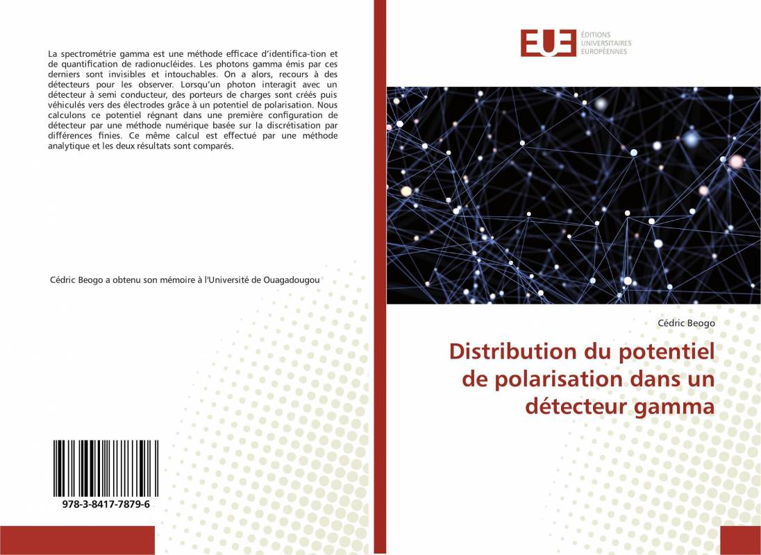 Distribution du potentiel de polarisation dans un détecteur gamma