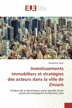 Investissements immobiliers et stratégies des acteurs dans la ville de Ziniaré