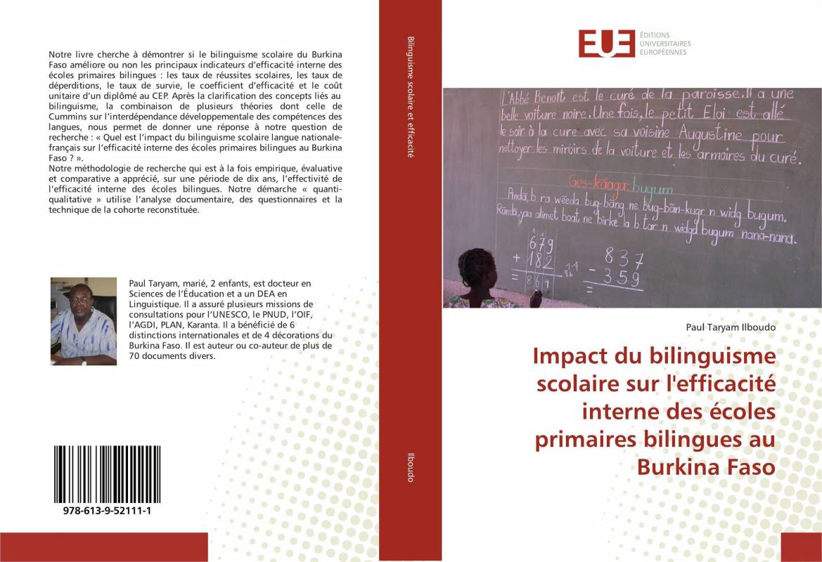Impact du bilinguisme scolaire sur l'efficacité interne des écoles primaires bilingues au Burkina Faso