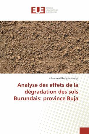 Analyse des effets de la dégradation des sols Burundais: province Buja