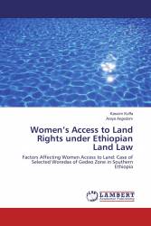 Women’s Access to Land Rights under Ethiopian Land Law