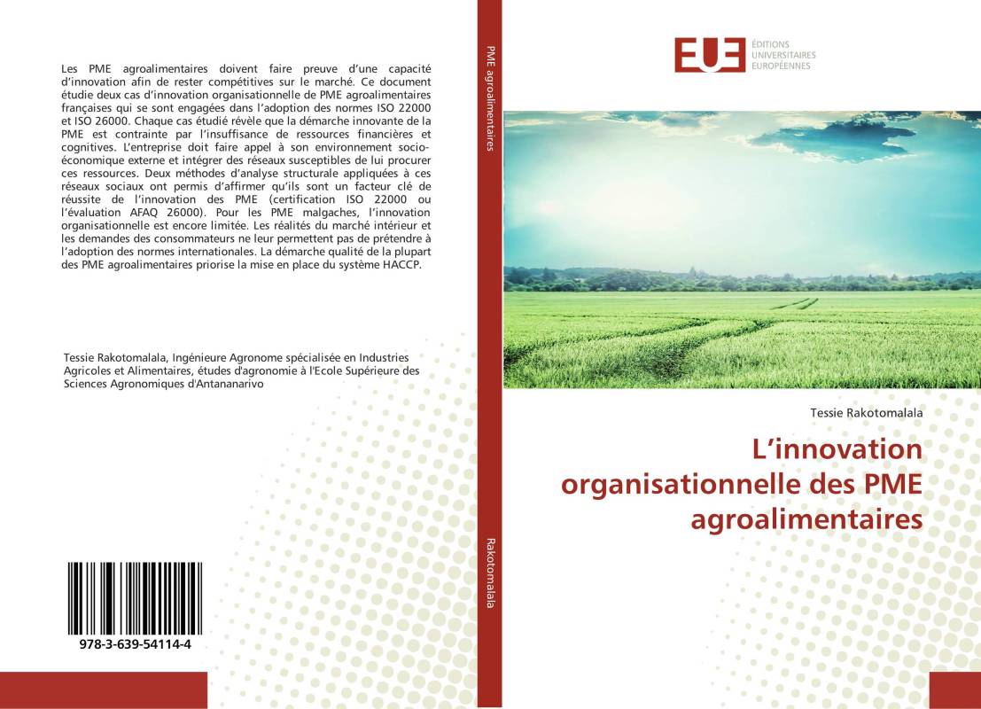 L’innovation organisationnelle des PME agroalimentaires