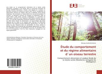 Étude du comportement et du régime alimentaire d`un oiseau terrestre