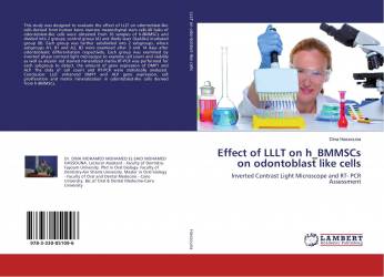Effect of LLLT on h_BMMSCs on odontoblast like cells