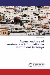Access and use of construction information in institutions in Kenya
