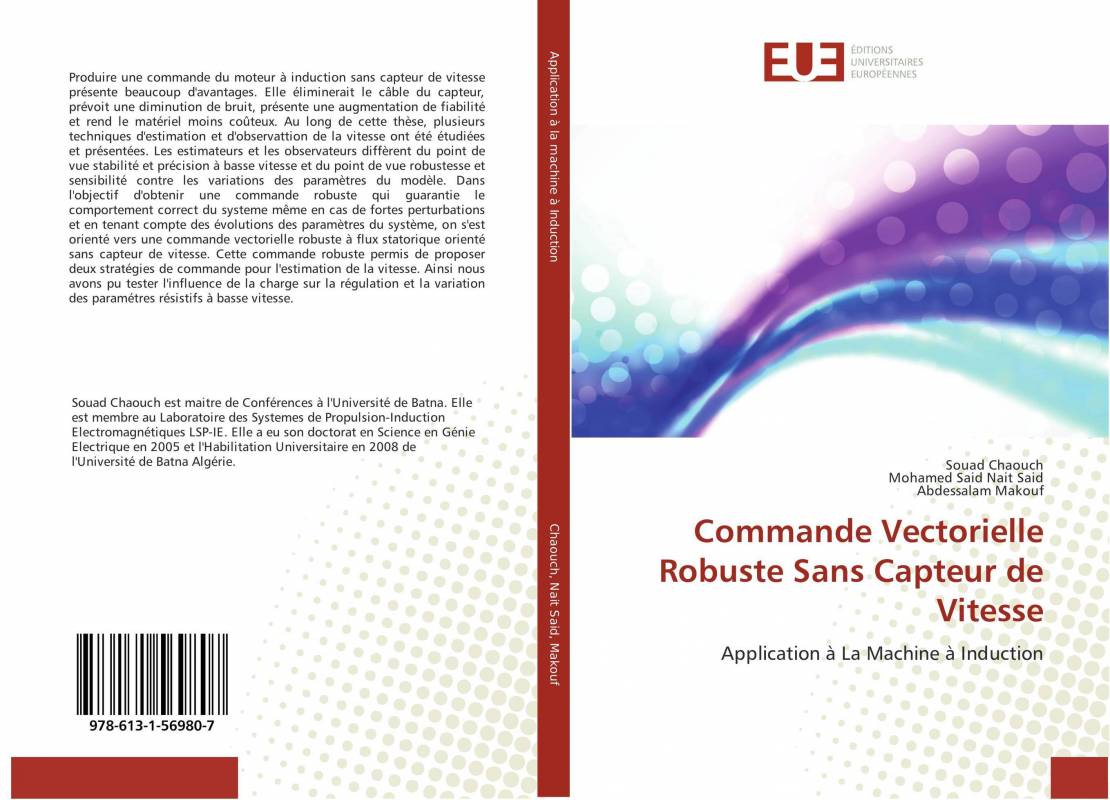 Commande Vectorielle Robuste Sans Capteur de Vitesse