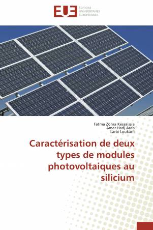 Caractérisation de deux  types de modules photovoltaiques au silicium