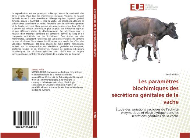 Les paramètres biochimiques des sécrétions génitales de la vache