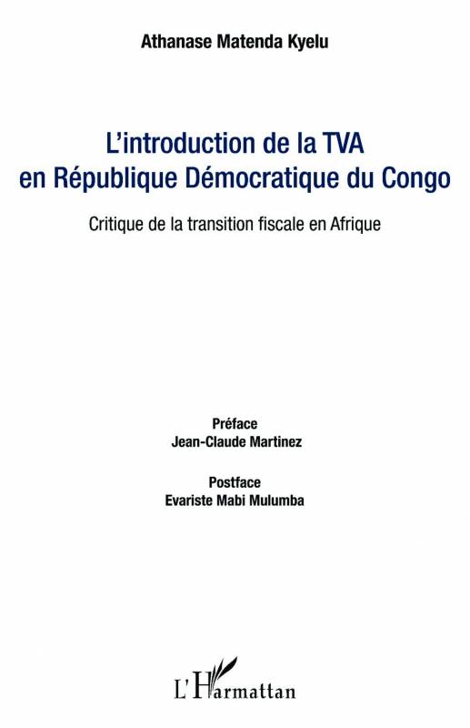 L'introduction de la TVA en République Démocratique du Congo